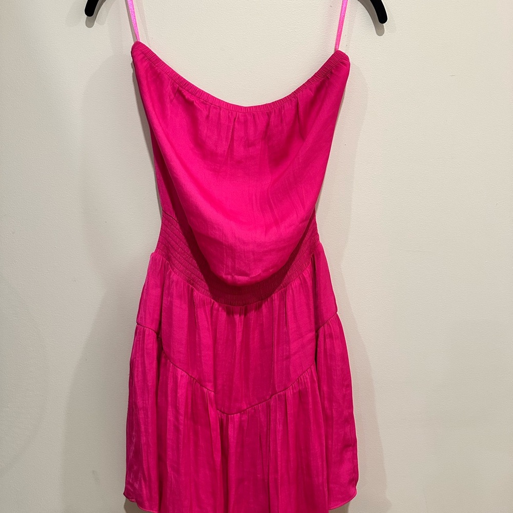 Pink Strapless Dress
